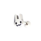 画像: １６Ｇ困ったうさぎ ボディピアス 軟骨ピアス 片耳ピアス 