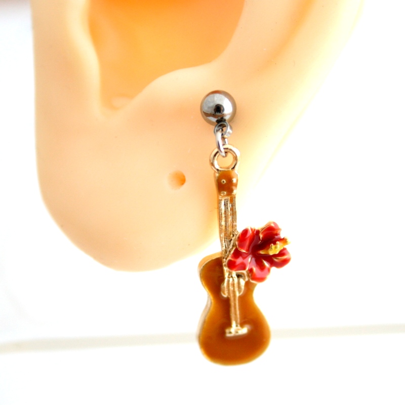 画像: １８Ｇフラダンス ボディピアス 軟骨ピアス 耳ピアス 片耳ピアス